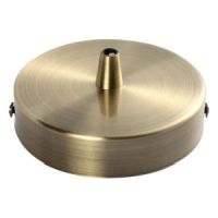 Girard Sudron. Steel Ceiling Rose Single Output 100mm Diameter. Bronze