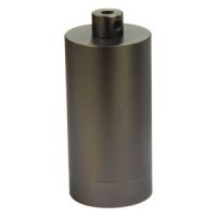 Girard Sudron. Aluminium Lamp Holder E27 47mm Diameter. Metallic Grey