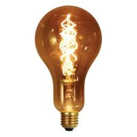 Girard Sudron. LED Filament Big Bulb Twisted E27 Smoky