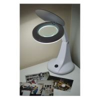 Desktop LED Twin Arm Illuminated Magnifier with 4 Lens