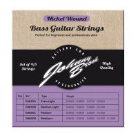 Nickel Wound Bass Guitar Strings. Extra Light Gauge