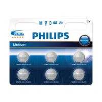 Philips Lithium CR2032 Coin Cell Batteries. 6 Pack