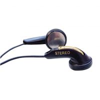 Water Resistant Stereo Earphones. 1.7m Lead