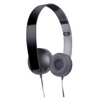 Black Slim Profile Folding Stereo Headphones #2