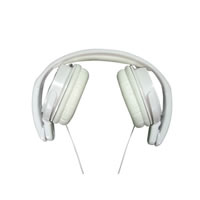 White Deep Bass Folding Stereo Headphones #2