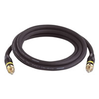 Premium 75Ohm Coax Gold Plated Phono Plug to Phono Plug Lead. 2m
