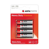 AgfaPhoto AA Zinc Chloride Battery. 4 Pack
