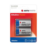 AgfaPhoto Alkaline D Battery. 2 Pack