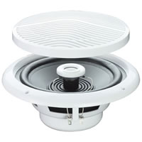 White 5 inch 8Ohm 80W Moisture Resistant 2 Way Speakers #2