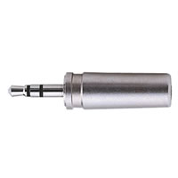 Nickel 2.5mm High Quality Stereo Jack Plug