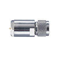 Nickel FME Male to Mini UHF Male In Line Connector
