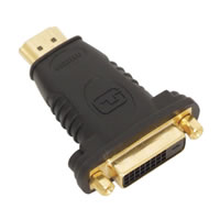 HDMI Plug to DVID Socket Adaptor Gold Plated