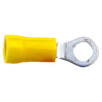 Yellow 3.5mm Ring Crimp Terminal