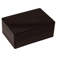 Black MB5 Shatterproof ABS Project Box. 60x100x150mm