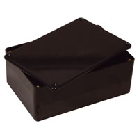 Black MB5 Shatterproof ABS Project Box. 60x100x150mm #2