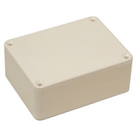 White MB2 Shatterproof ABS Project Box. 41x76x100mm