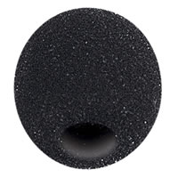 Black 7mm Foam Microphone Windshield