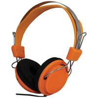 SoundLAB Fashion Colours Orange Stereo Headphones #1