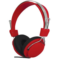 SoundLAB Fashion Colours Red Stereo Headphones #1