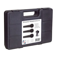 SoundLAB Vocal 3 Microphone Kit with Case and Holders #2