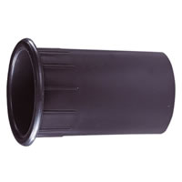 Black Moulded Plastic Port Tube 75mm Internal