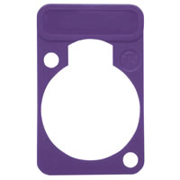 Neutrik Purple DSS7 XLR Coloured Lettering Plate