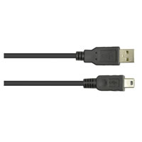 USB Male A to USB Mini B Lead. 2m