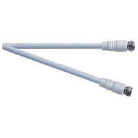 White 3m 75Ohm Coax F Type Plug to F Type Plug