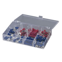 Crimp Terminal and Connector Kit with 100 Assorted Terminals