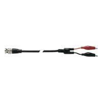 Black Red 0.9m 50Ohm Coaxial Test Lead with BNC Plug