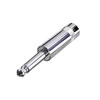 Neutrik Silver NYS201 6.35mm 2 Pole Mono Metal Jack Plug